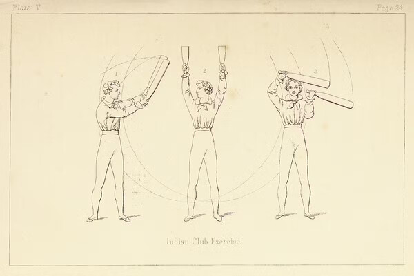 Swinging Clubs, Mid 19th c Swinging Clubs, Mid 19th c