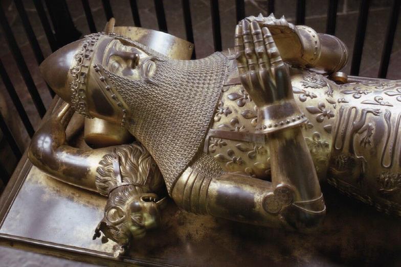 The famous tomb of Edward of Woodstock 'The Black Prince' From the late 14th century